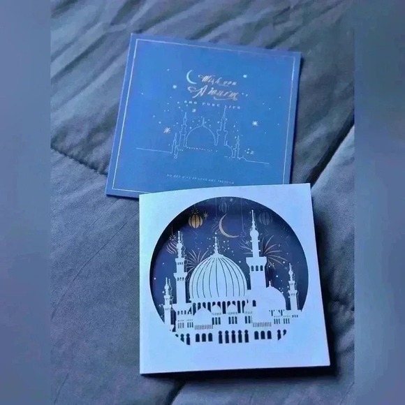 10xExquisite Lacer Cut Gold Foil Greeting Card - Picture 3 of 13